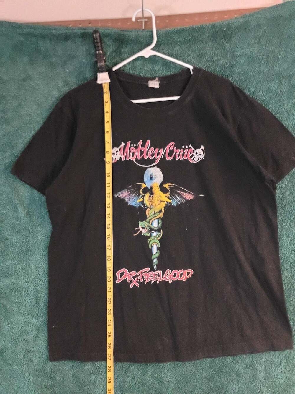 Vintage Motley Crue Dr. Feelgood Band T-Shirt Size L